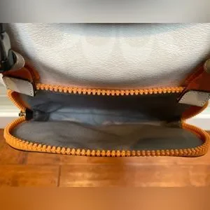 Coach ? Backpack ? Cream, White Signature & Orange Coach | Bags | Coach Backpack Cream White Signature Orange  main image 3
